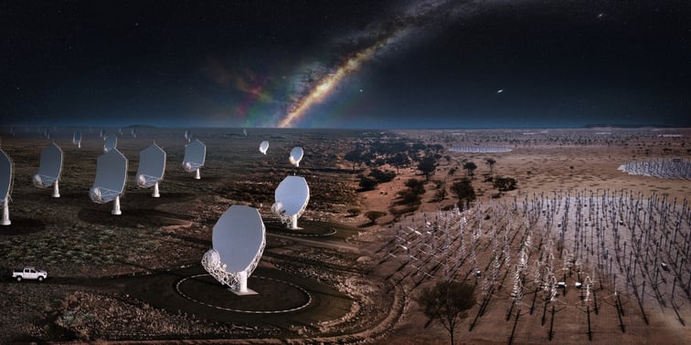 Scienze_01gennaio2025_Bianchetti_SKA_telescopes_at_night