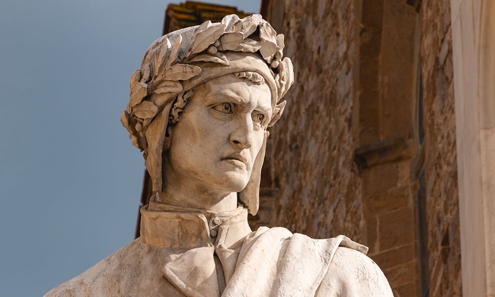 testata-dante-alighieri-busto-statua-shutterstock_1752011084