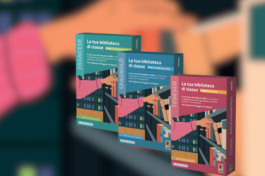 Copertina pagina cofanetti Biblioteca di classe